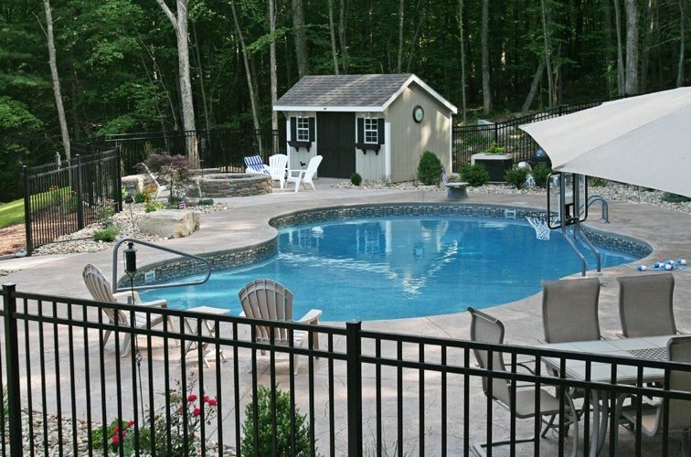 18D Custom Inground Inground Pool - Tolland, CT
