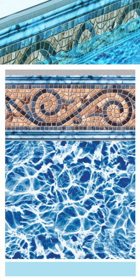 Siesta Wave - White Diffusion Pool Liner