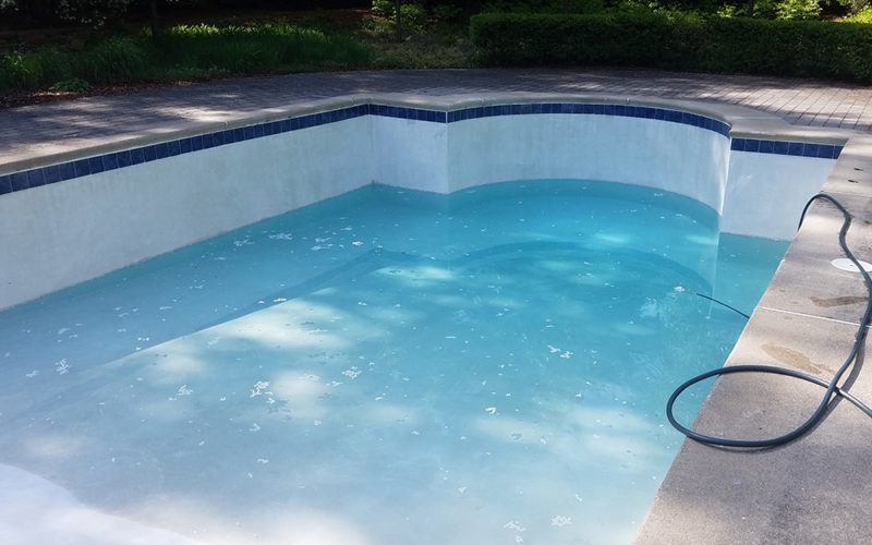 This Is A Photo Of A Pool Gunite Resurfacing Project In Longmeadow, MA
